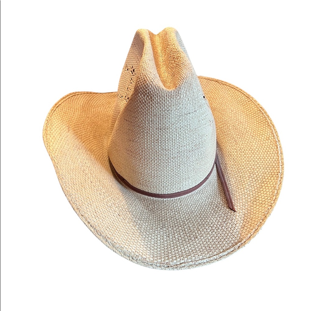 Straw cowboy hat